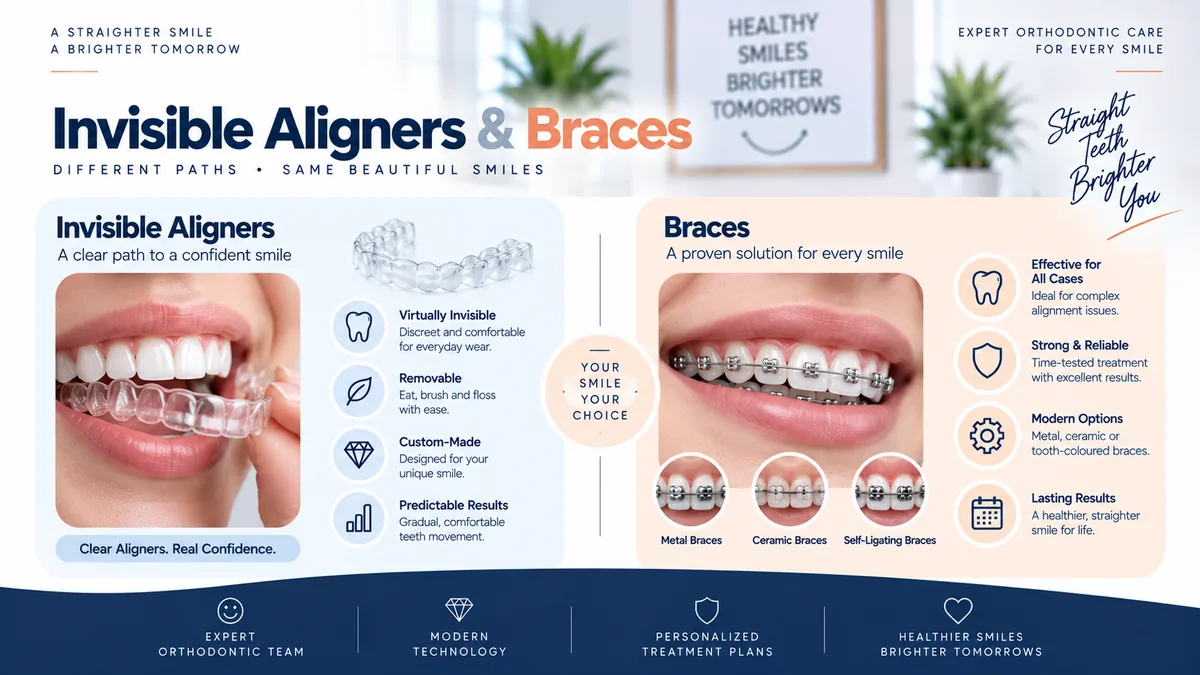 Invisible Aligners & Braces