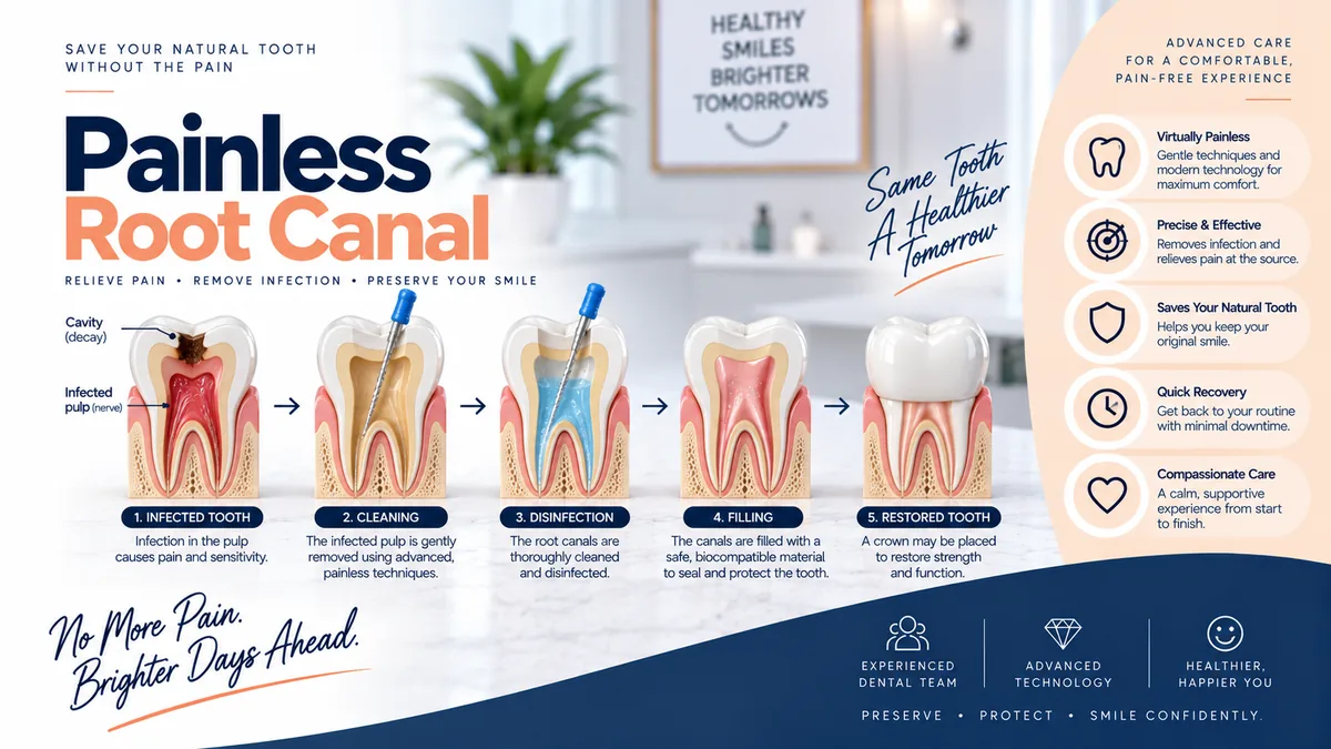 Painless Root Canal