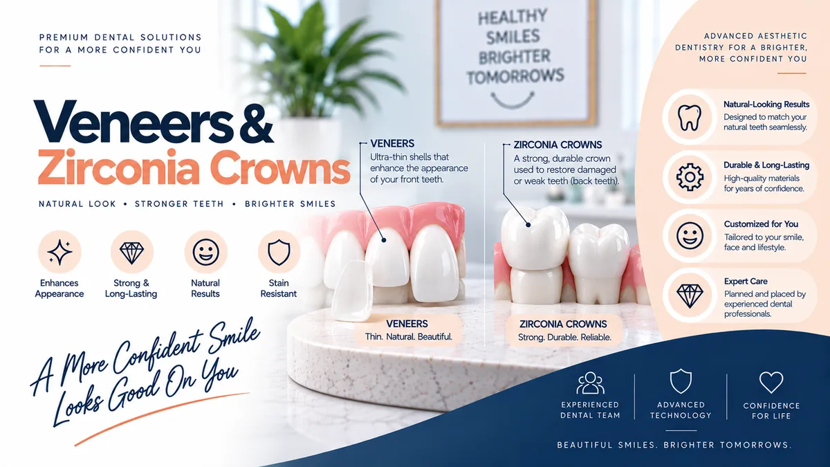 Veneers & Zirconia Crowns